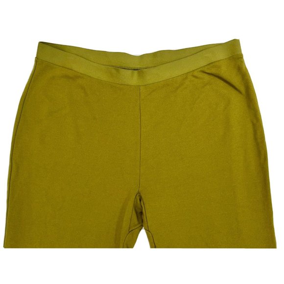 J. CREW Olive Green Leggings Ankle Zippers Size XL - Picture 3 of 12